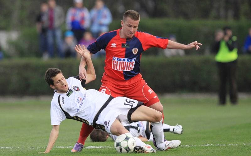 Football. T-Mobile Ekstraklasa. Piast Gliwice - Korona Kielce. 23.05.2013