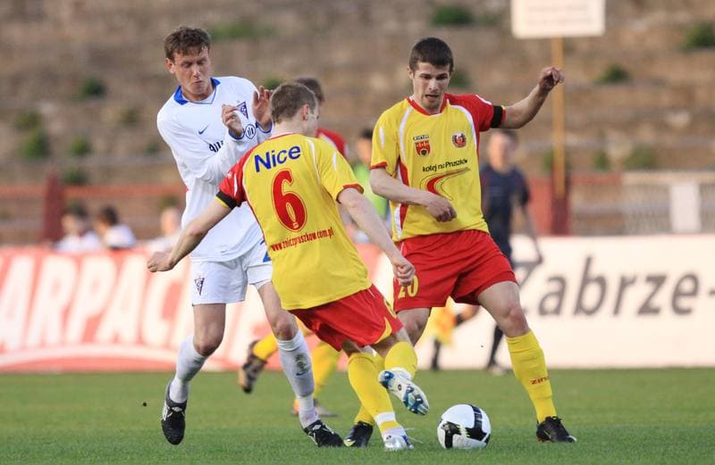 Football. I liga. Gornik Zabrze - Znicz Pruszkow. 24.04.2010
