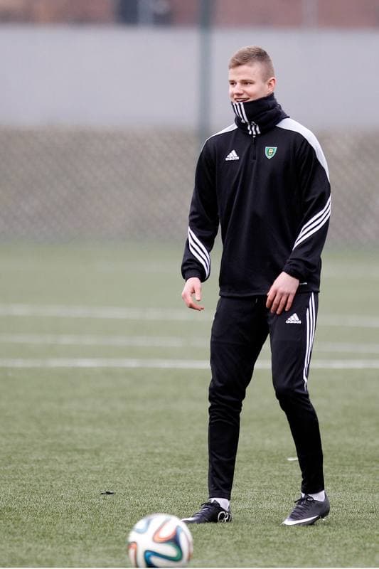Football. GKS Katowice. Training. 11.01.2016