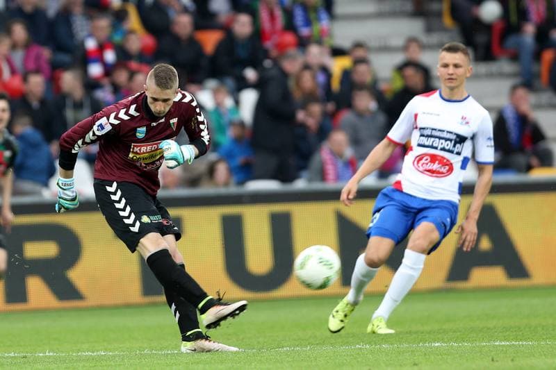 Football. Nice I Liga. Podbeskidzie Bielsko-Biala - GKS Tychy. 13.05.2017