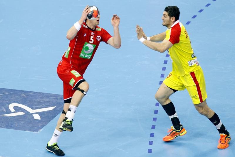 Handball. EHF Euro 2016. FYR Macedonia - Norway. 25.01.2016