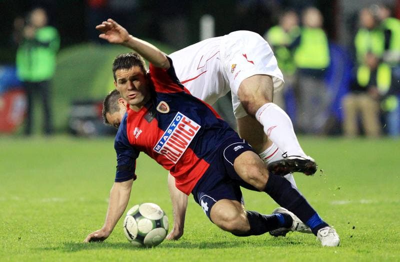 Football. T-Mobile Ekstraklasa. Piast Gliwice - Wisla Krakow. 01.10.2012