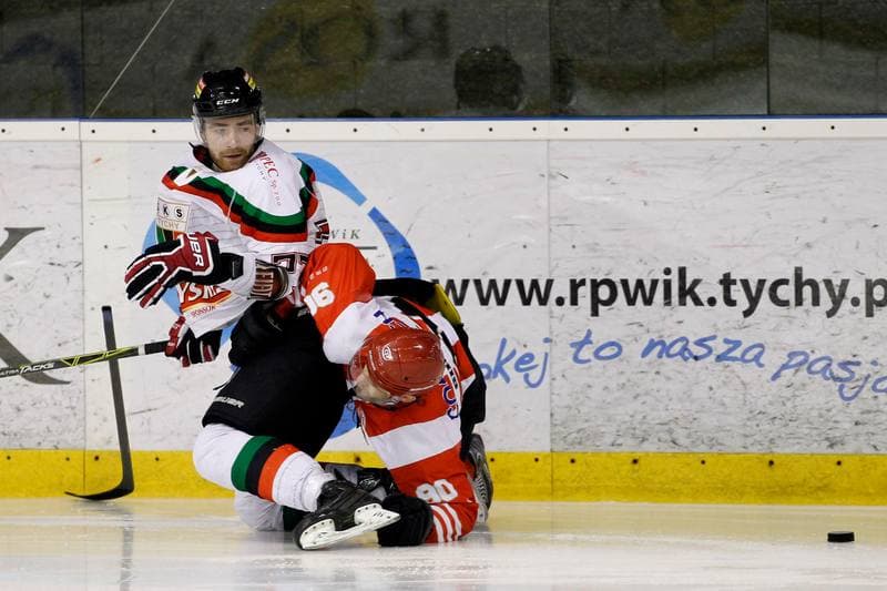 Ice Hockey. Polska Hokej Liga. GKS Tychy - Comarch Cracovia Krakow. 26.01.2016