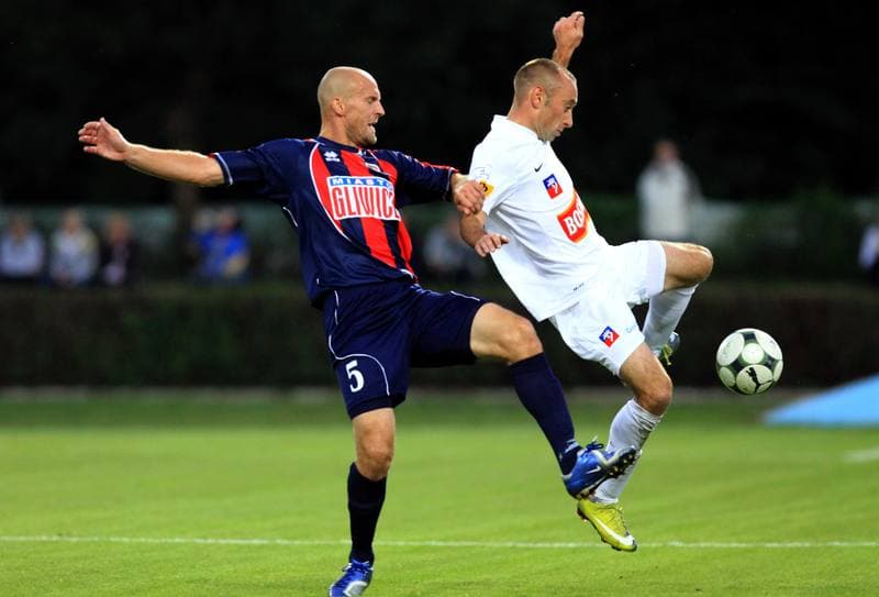 Football. T-Mobile Ekstraklasa. Piast Gliwice - Pogon Szczecin. 31.08.2012
