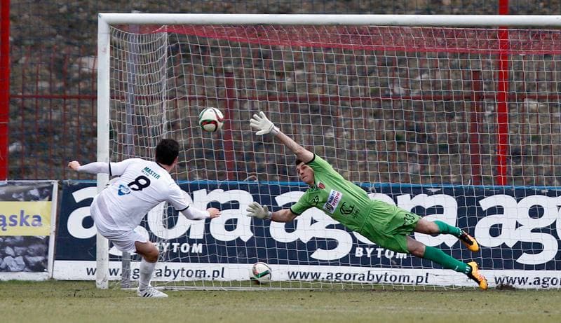 Football. II Liga. Polonia Bytom - GKS Tychy. 13.03.2016