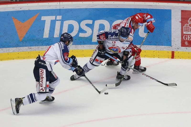 Ice Hockey. Tipsport Extraliga. Ocelari Trinec - HC Vitkovice Ridera. 24.10.2017