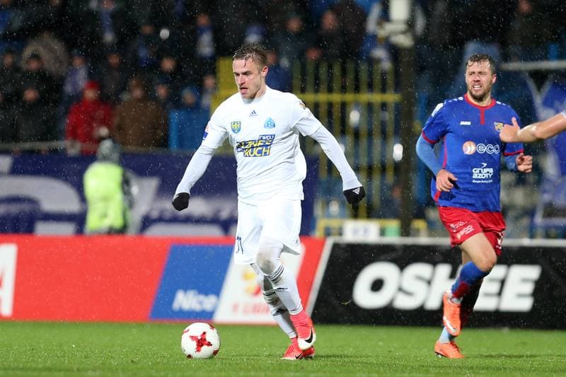 Football. Nice I Liga. Ruch Chorzow - Odra Opole. 29.10.2017