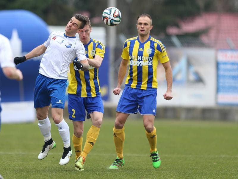 Football. I Liga. MKS Kluczbork - Arka Gdynia. 26.03.2016