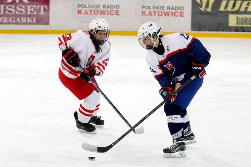 Ice Hockey. Women's National Team. Poland - Slovakia. 12.11.2017