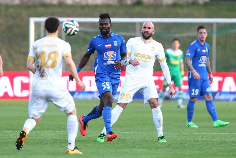 Football. Polish Cup. Zaglebie Sosnowiec - Lech Poznan. 05.04.2016