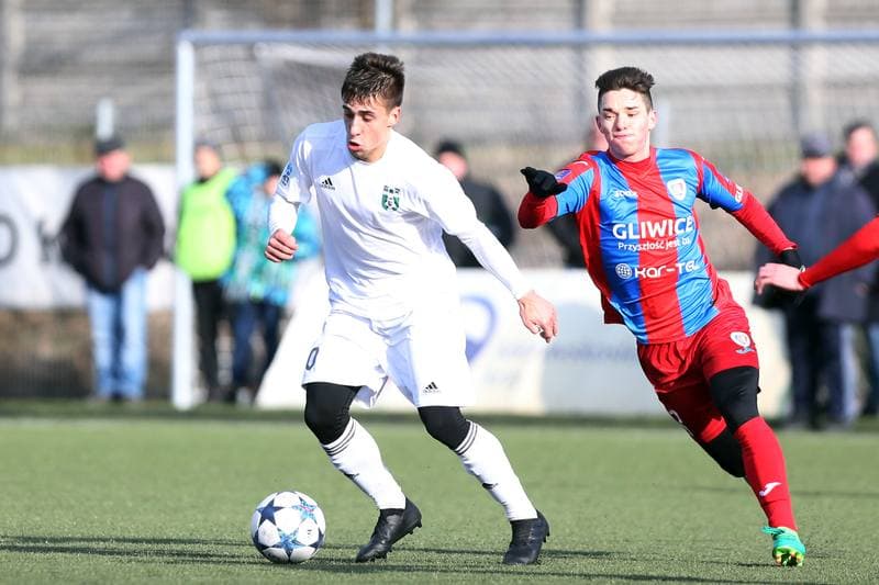 Football. Sparing. MFK Karvina - Piast Gliwice. 20.01.2018