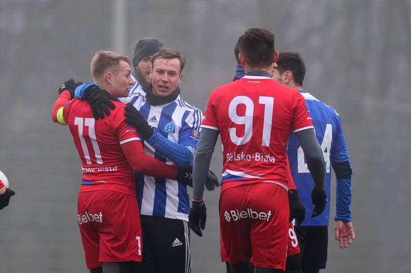 Football. Sparing. Ruch Chorzow - Podbeskidzie Bielsko-Biala. 27.01.2018