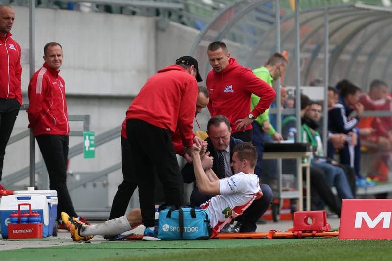 Football. Ekstraklasa. Podbeskidzie Bielsko-Biala - Wisla Krakow. 14.05.2016