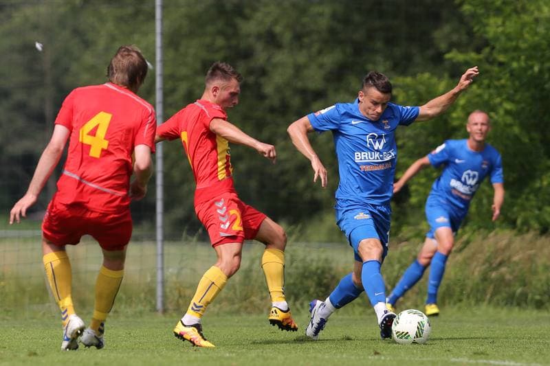 Football. Sparing. Bruk-Bet Termalica Nieciecza - Korona Kielce. 25.06.2016