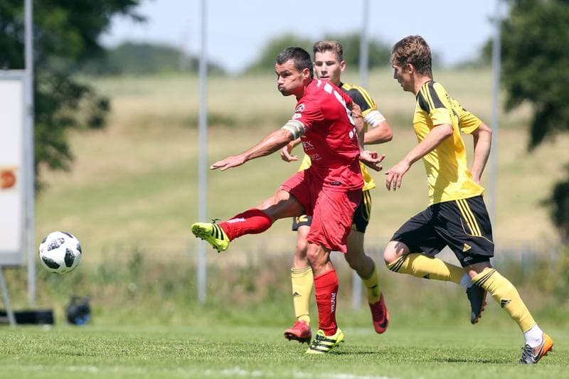 Football. Sparing. Zaglebie Sosnowiec - MFK Karvina. 04.07.2018