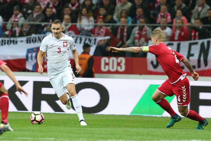 Football. World Cup Qualifiers. Poland - Denmark. 08.10.2016