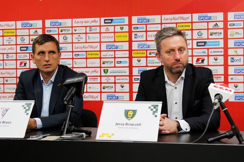 Football. GKS Katowice. Press Conference. 20.10.2016