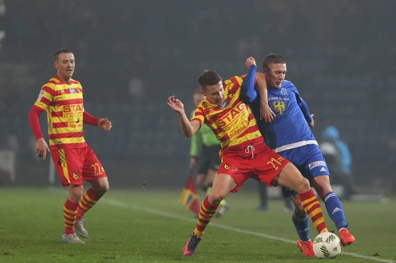 Football. Lotto Ekstraklasa. Ruch Chorzow - Jagiellonia Bialystok. 26.11.2016