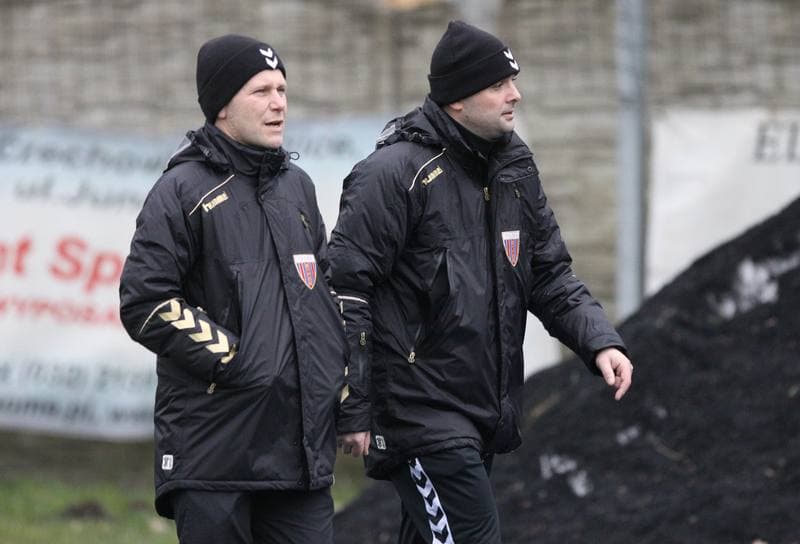 Football. Sparing. Polonia Bytom - Rakow Czestochowa. 19.01.2011