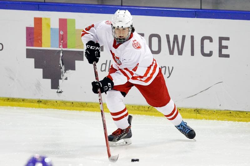 Ice Hockey. U18 Women's World Championship. Poland - Italy. 12.01.2017