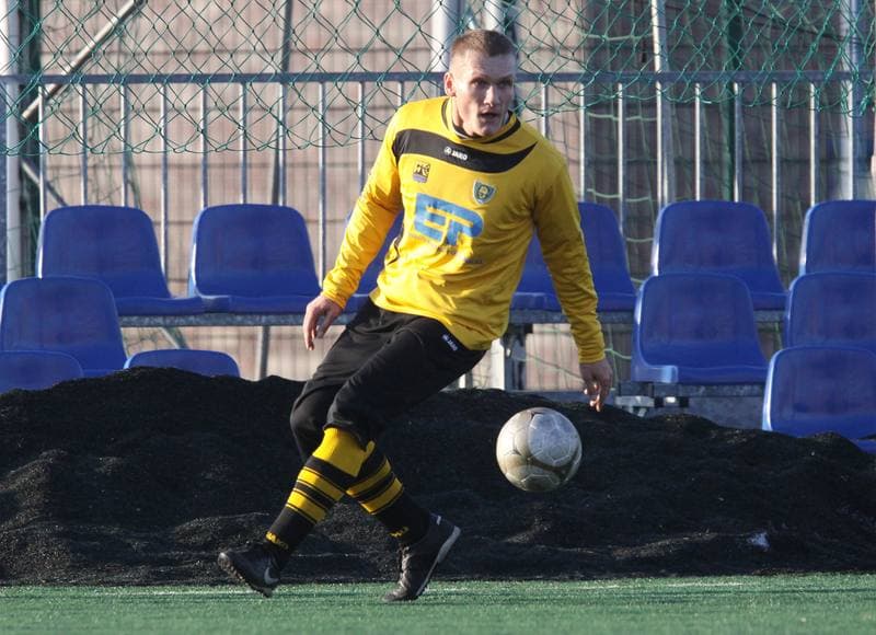Football. Sparing. GKS Katowice - Hutnik Krakow. 09.02.2011
