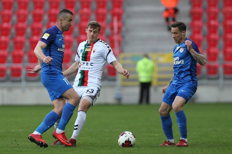 Football. Fortuna I Liga. GKS Tychy - Puszcza Niepolomice. 20.04.2019