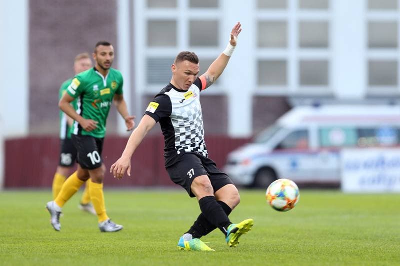 Football. Fortuna I Liga. GKS 1962 Jastrzebie - Bytovia Bytow. 24.04.2019
