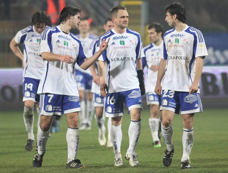 Football. I Liga. Podbeskidzie Bielsko-Biala - GKS Katowice. 02.04.2011