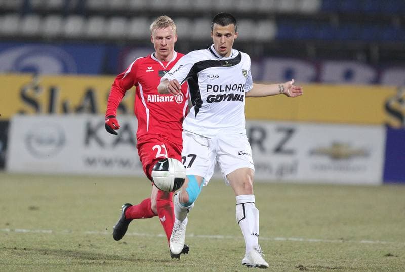 Football. PKO BP Ekstraklasa. Gornik Zabrze - Arka Gdynia. 11.03.2011