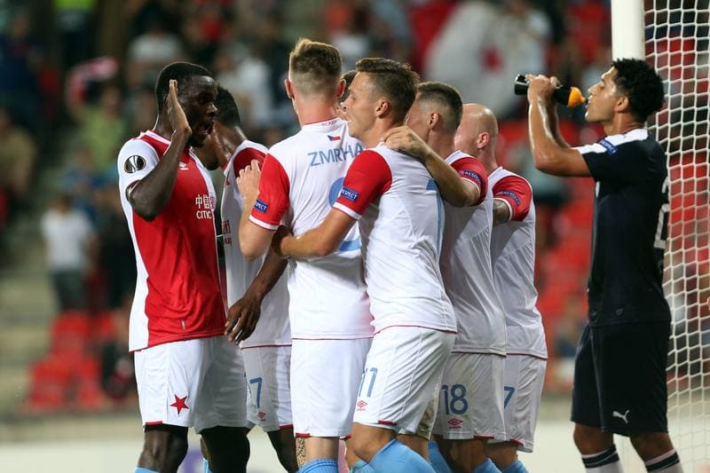 Football. UEFA Europa League. Slavia Prague - Girondins Bordeaux. 20.09.2018