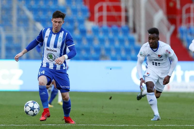 Football. Het Liga. Banik Ostrava - FK Mlada Boleslav. 04.11.2017