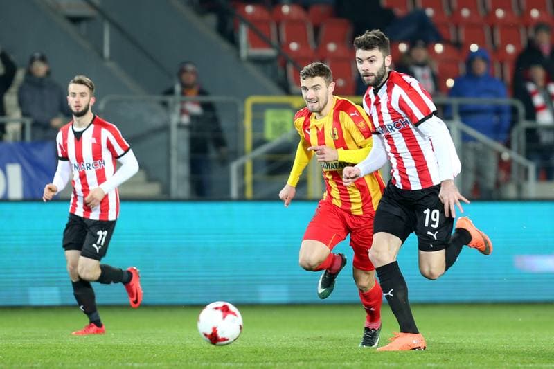Football. Lotto Ekstraklasa. Cracovia Krakow - Korona Kielce. 04.12.2017