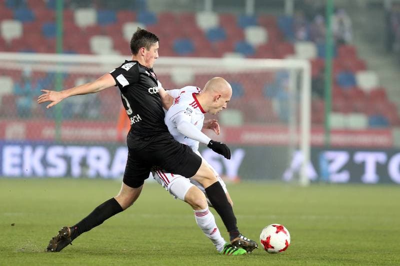Football. Lotto Ekstraklasa. Gornik Zabrze - Cracovia Krakow. 18.12.2017
