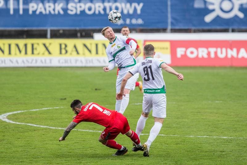 Football. Fortuna I Liga. Zaglebie Sosnowiec - GKS Belchatow. 18.04.2021