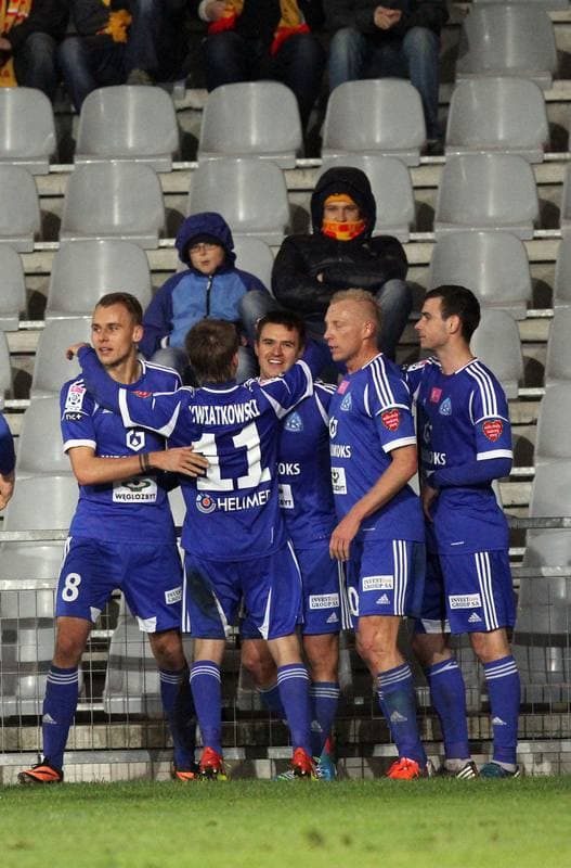 Football. T-Mobile Ekstraklasa. Korona Kielce - Ruch Chorzow. 17.04.2015