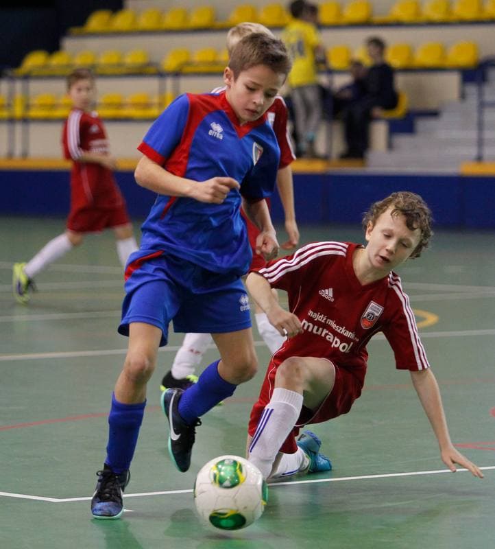 Football. X Halowy Turniej Trampkarzy im Redaktora Stanislawa Penara. Piast Gliwice - Akademia 21 Krakow. 21.12.2013