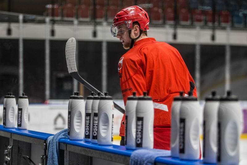 Ice Hockey. Poland national team. Training. 13.12.2021