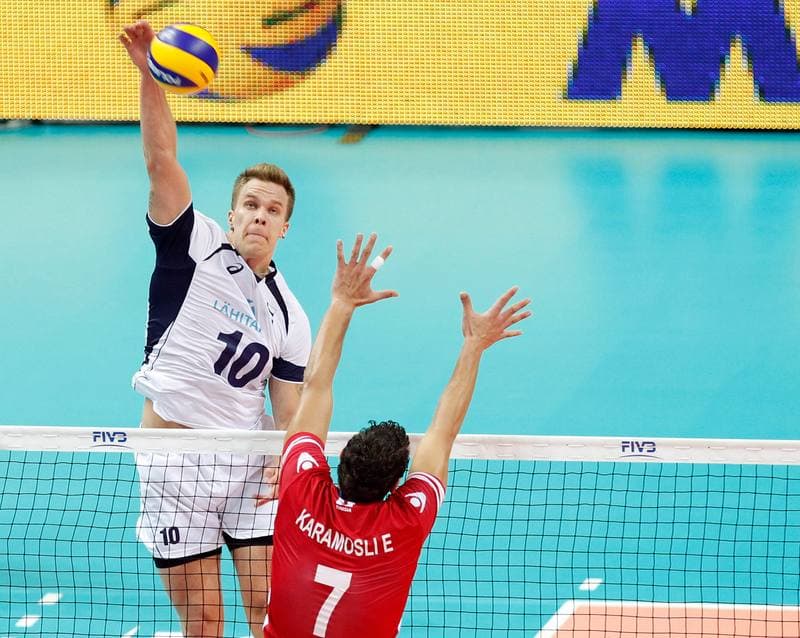 Volleyball. FIVB Men's World Championship. Tunisia - Finland. 07.09.2014