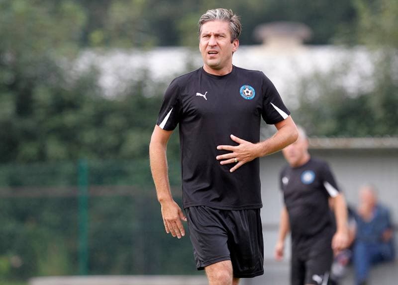 Football. Friendly Match. Strazak Mikolow - Reprezentacja Slaska Oldboyow. 09.09.2014