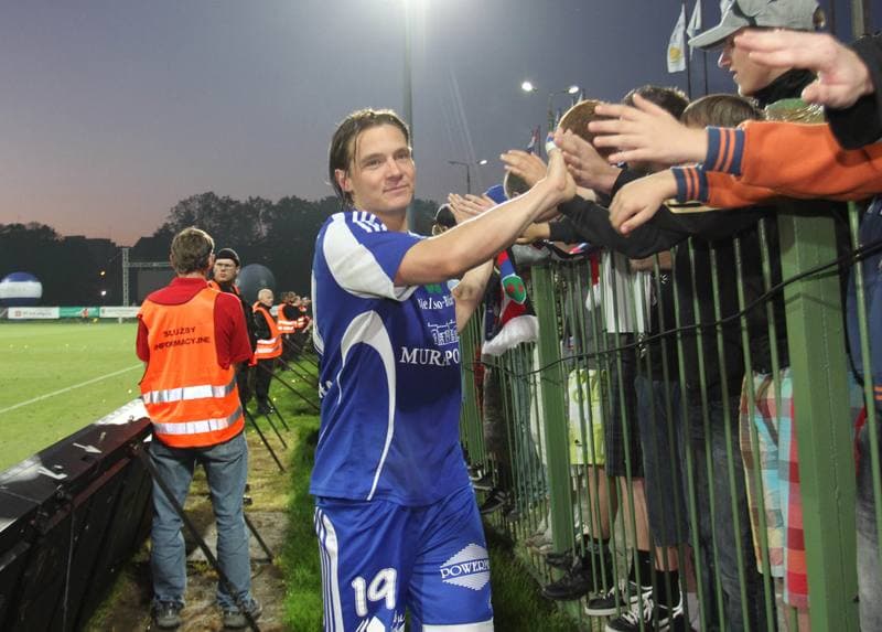 Football. I liga. Podbeskidzie Bielsko-Biala - Sandecja Nowy Sacz. 25.05.2011