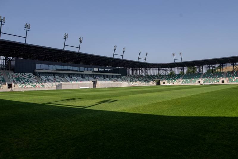 Football. Zaglebiowski Park Sportowy. Budowa obiektow. 29.06.2022