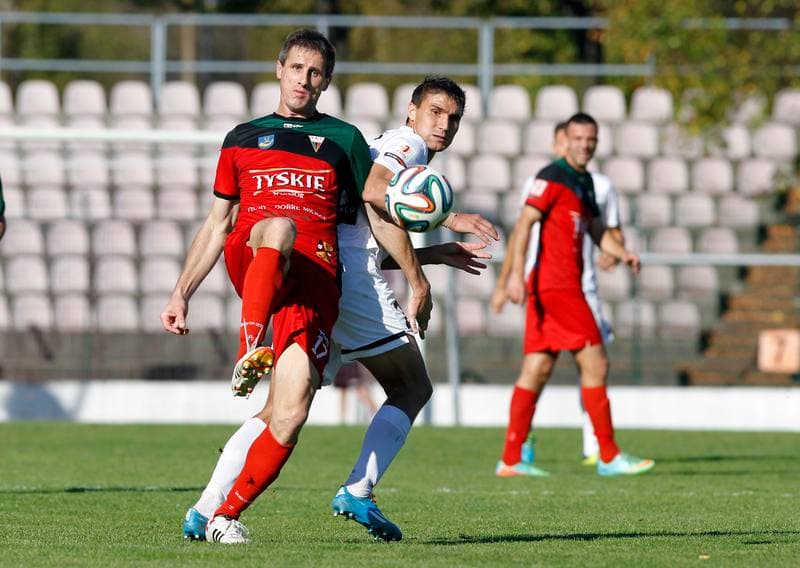 Football. I Liga. GKS Tychy - Zaglebie Lubin. 19.10.2014