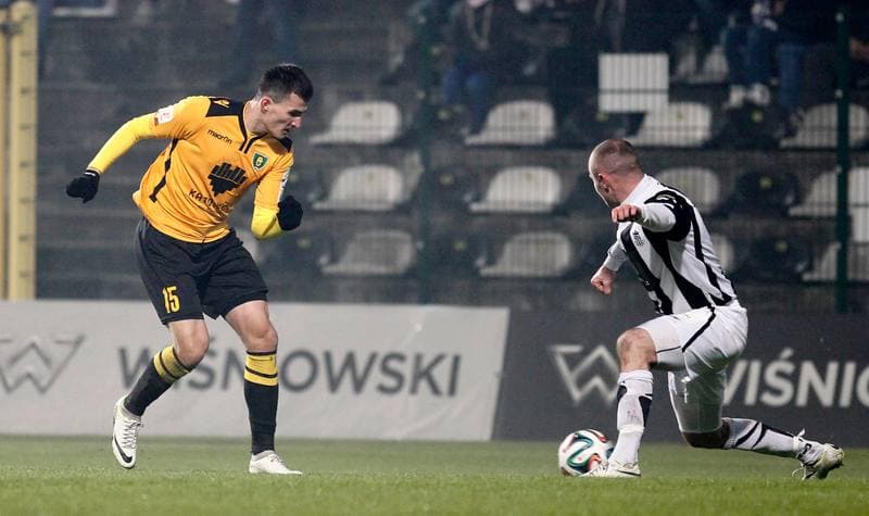 Football. I Liga. Sandecja Nowy Sacz - GKS Katowice. 31.10.2014