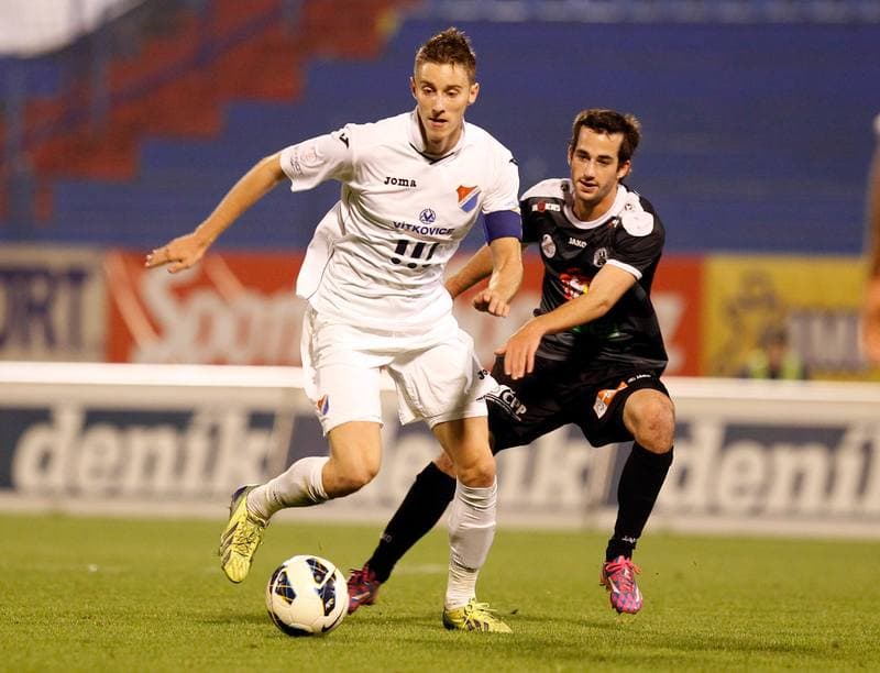 Football. SYNOT LIGA. Banik Ostrava - FC Hradec Kralove. 01.11.2014