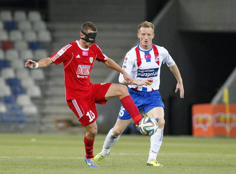 Football. T-Mobile Ekstraklasa. Podbeskidzie Bielsko Biala - Piast Gliwice. 03.11.2014