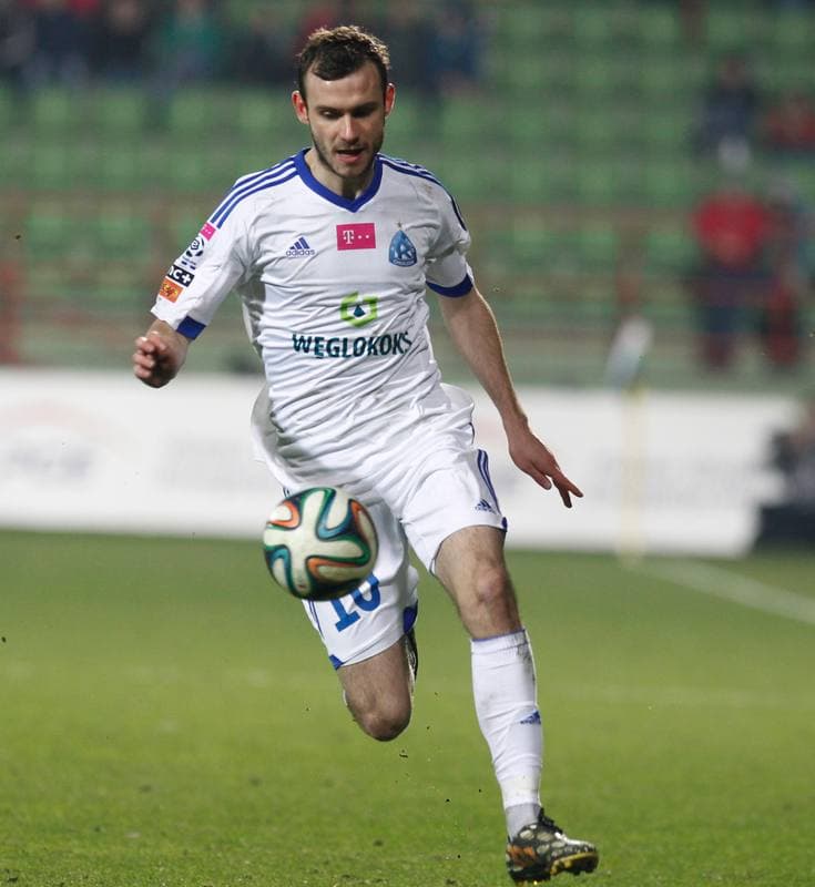 Football. T-Mobile Ekstraklasa. GKS Belchatow - Ruch Chorzow. 16.03.2015