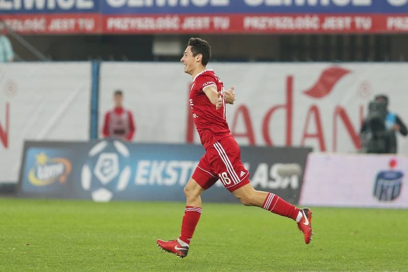 Football. Lotto Ekstraklasa. Piast Gliwice - Wisla Krakow. 02.11.2018
