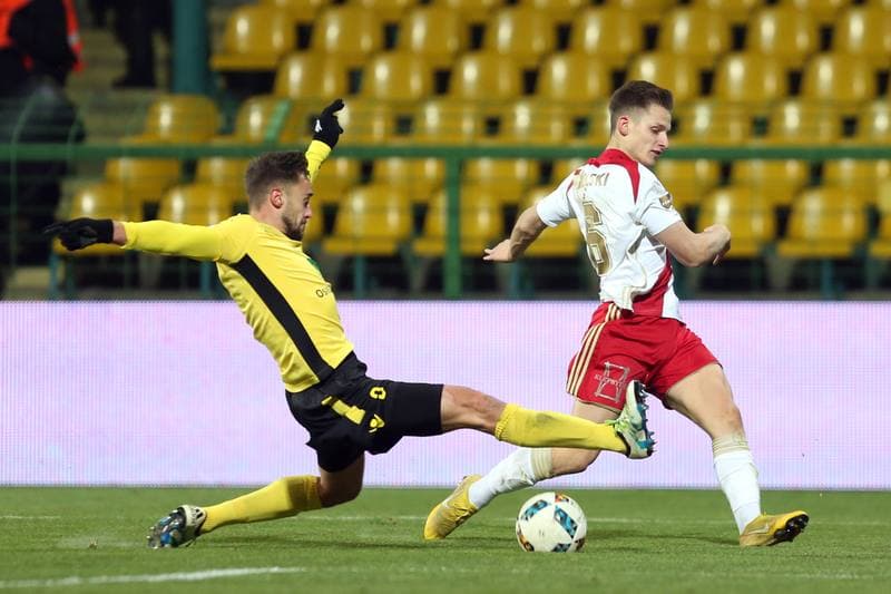 Football. Fortuna I Liga. GKS Katowice - LKS Lodz. 28.11.2018