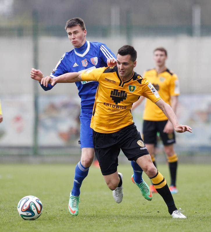 Football. I Liga. Pogon Siedlce - GKS Katowice. 19.04.2015