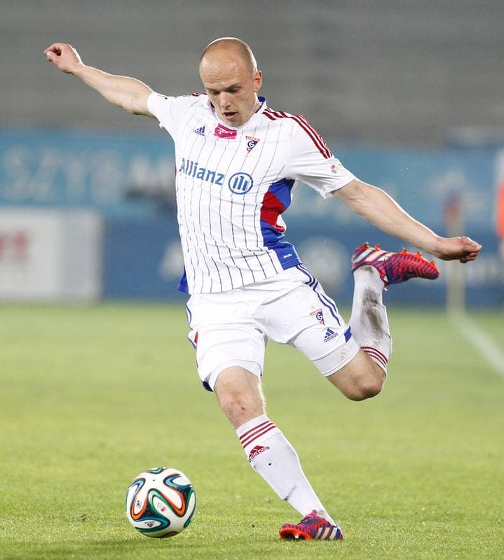 Football. T-Mobile Ekstraklasa. Gornik Zabrze - Zawisza Bydgoszcz. 29.04.2015